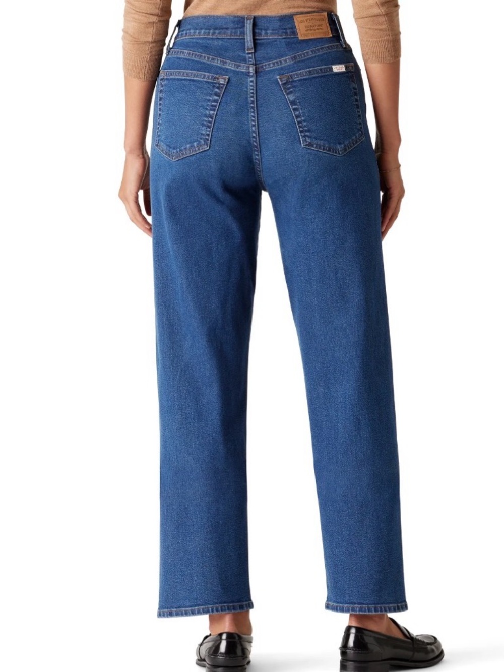 Women's Levi’s High Rise Straight Jean Denim Size 14/32W - Picture 6 of 8